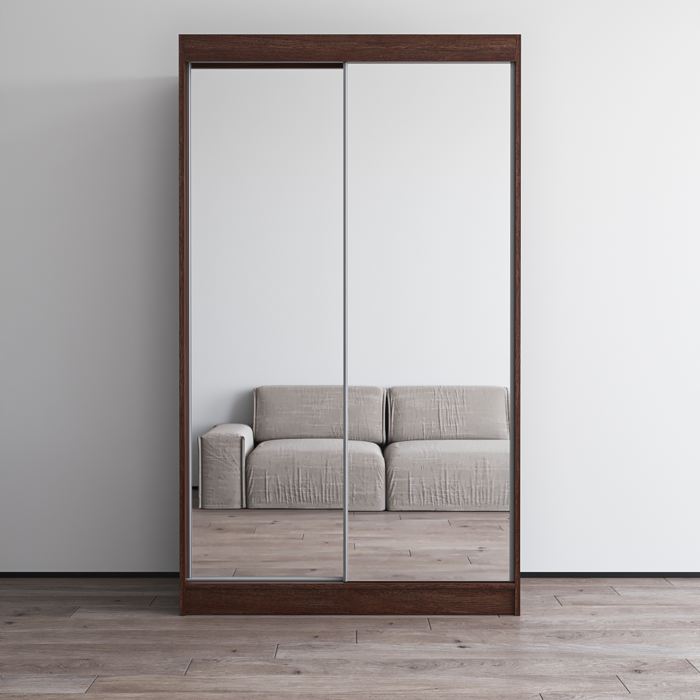 Aria 2D Wardrobe with All Mirror - Meble Furniture