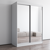 Aria 2D Wardrobe with All Mirror - Meble Furniture