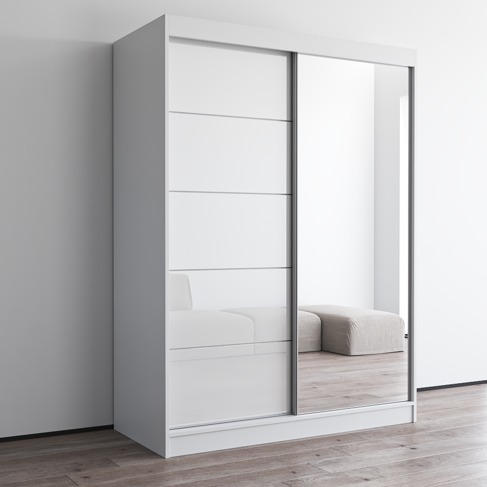 Aria 2D Wardrobe with Mirror - Meble Furniture