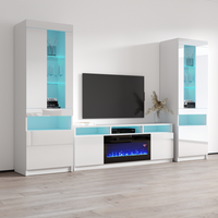 Reno BL05 Fireplace Entertainment Center - Meble Furniture