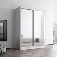 Aria 2D Wardrobe with All Mirror - Meble Furniture