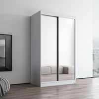Aria 2D Wardrobe with All Mirror - Meble Furniture