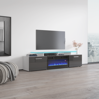 Rova BL-EF Fireplace TV Stand - Meble Furniture