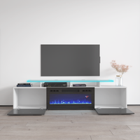 Rova BL-EF Fireplace TV Stand - Meble Furniture