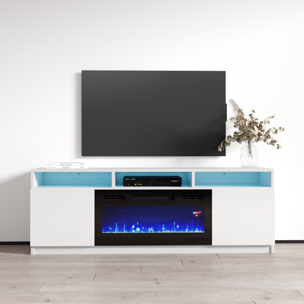 Reno BL05 Fireplace TV Stand - Meble Furniture