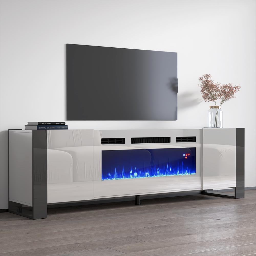 Woody WH-EF Fireplace TV Stand - Meble Furniture