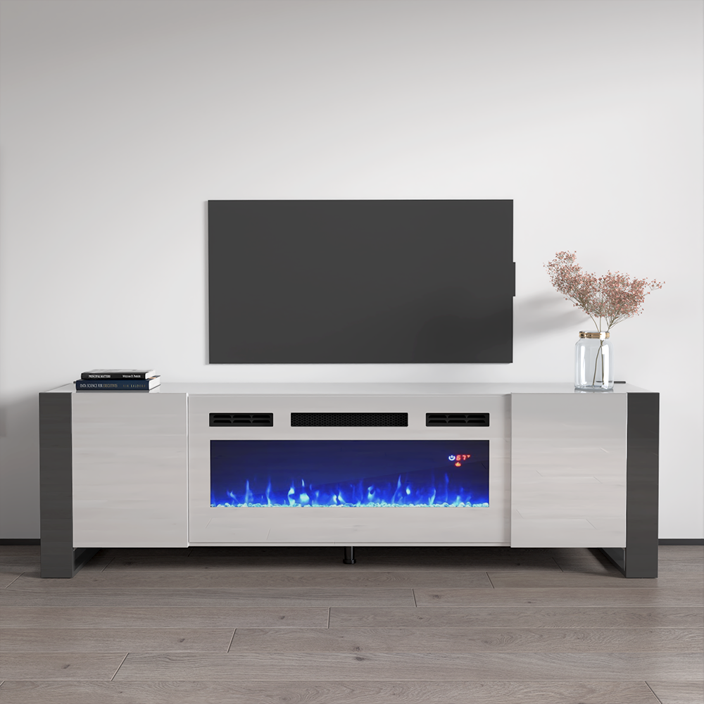 Woody WH-EF Fireplace TV Stand - Meble Furniture