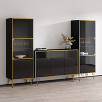 Peri SB-BK-BK Entertainment Center - Meble Furniture
