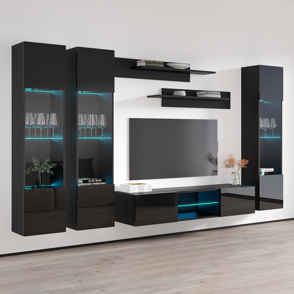 Fly C 33TV Floating Entertainment Center - Meble Furniture