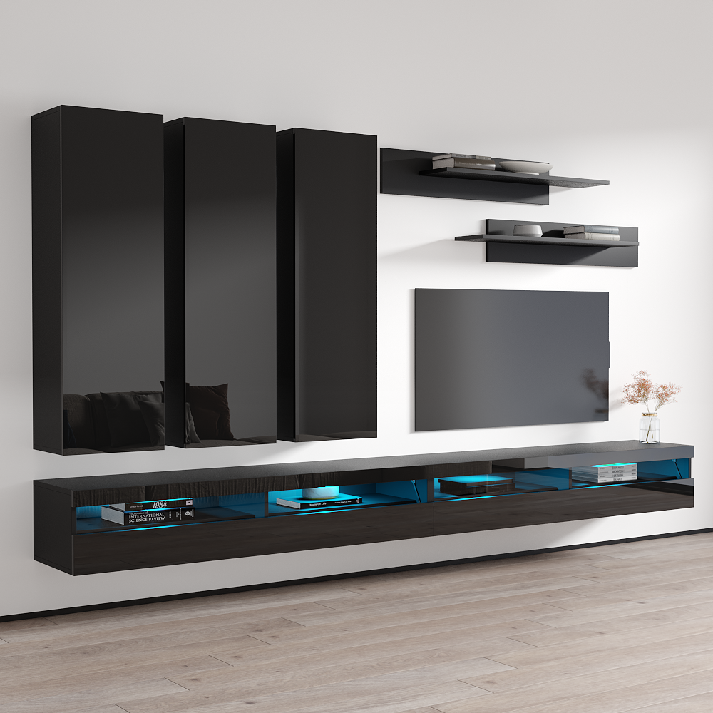 Fly E 35TV Floating Entertainment Center - Meble Furniture