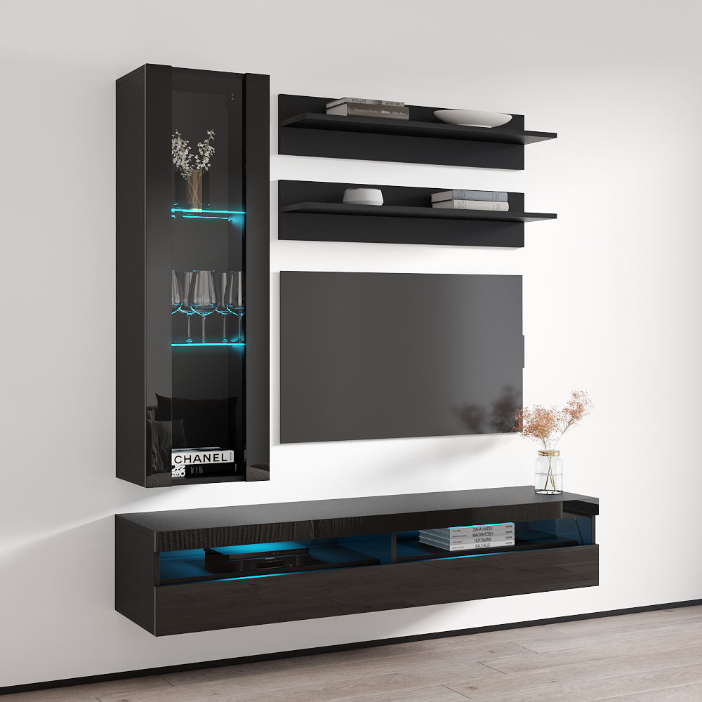 Fly H 35TV Floating Entertainment Center - Meble Furniture