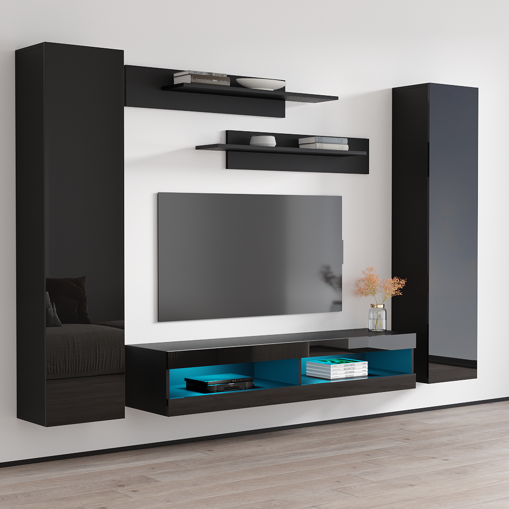 Fly A 34TV Floating Entertainment Center - Meble Furniture