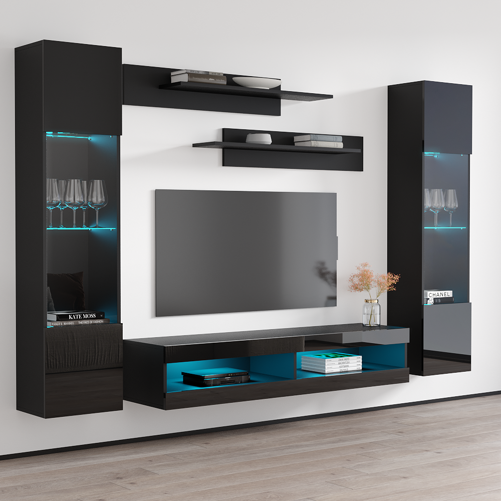 Fly A 34TV Floating Entertainment Center - Meble Furniture