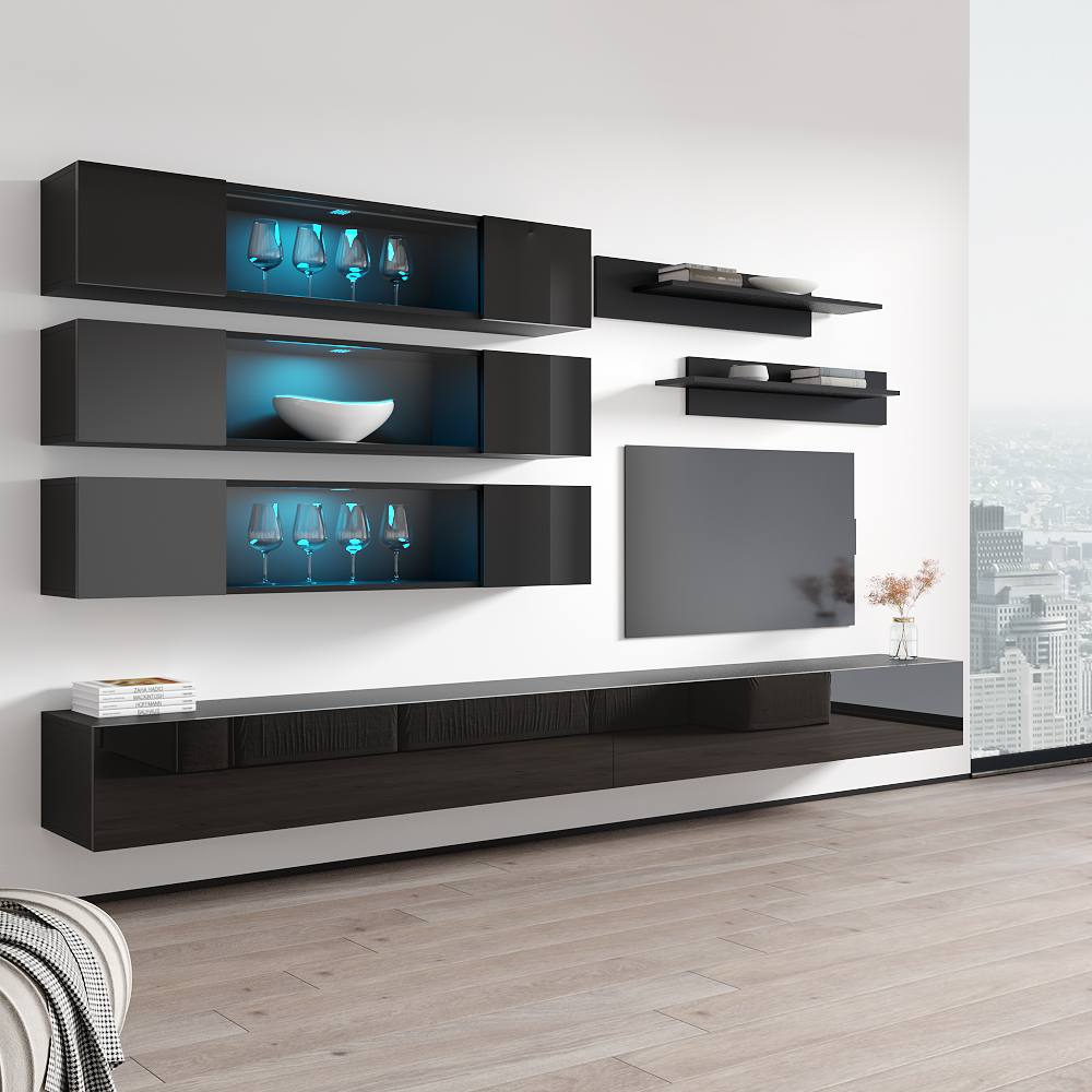 Fly J 30TV Floating Entertainment Center - Meble Furniture