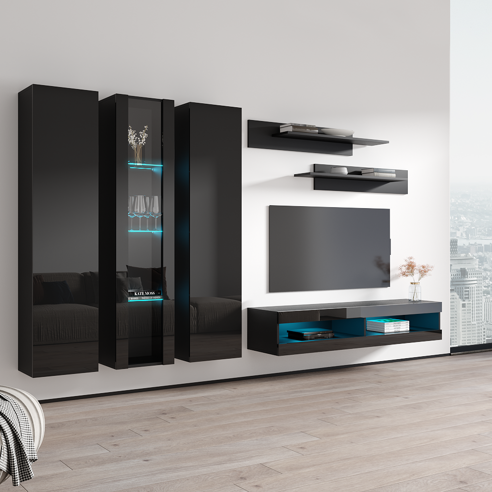 Fly C 34TV Floating Entertainment Center - Meble Furniture