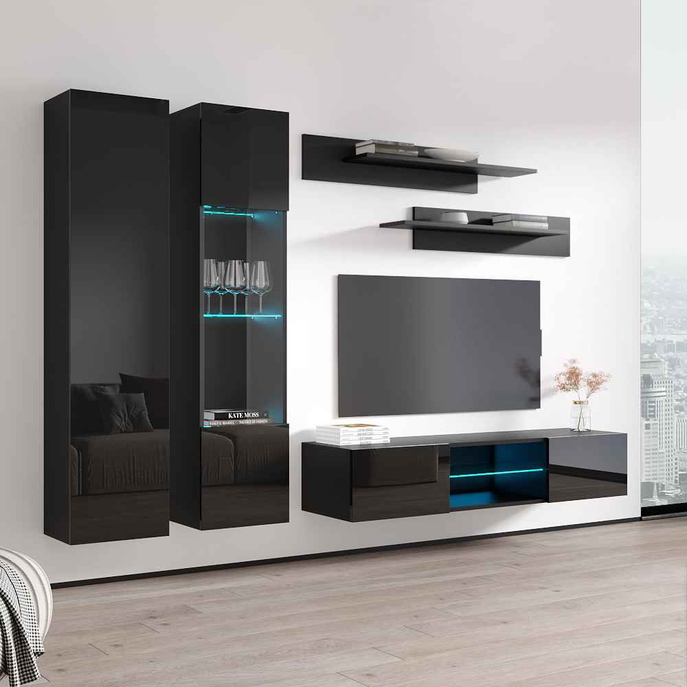 Fly A 33TV Floating Entertainment Center - Meble Furniture