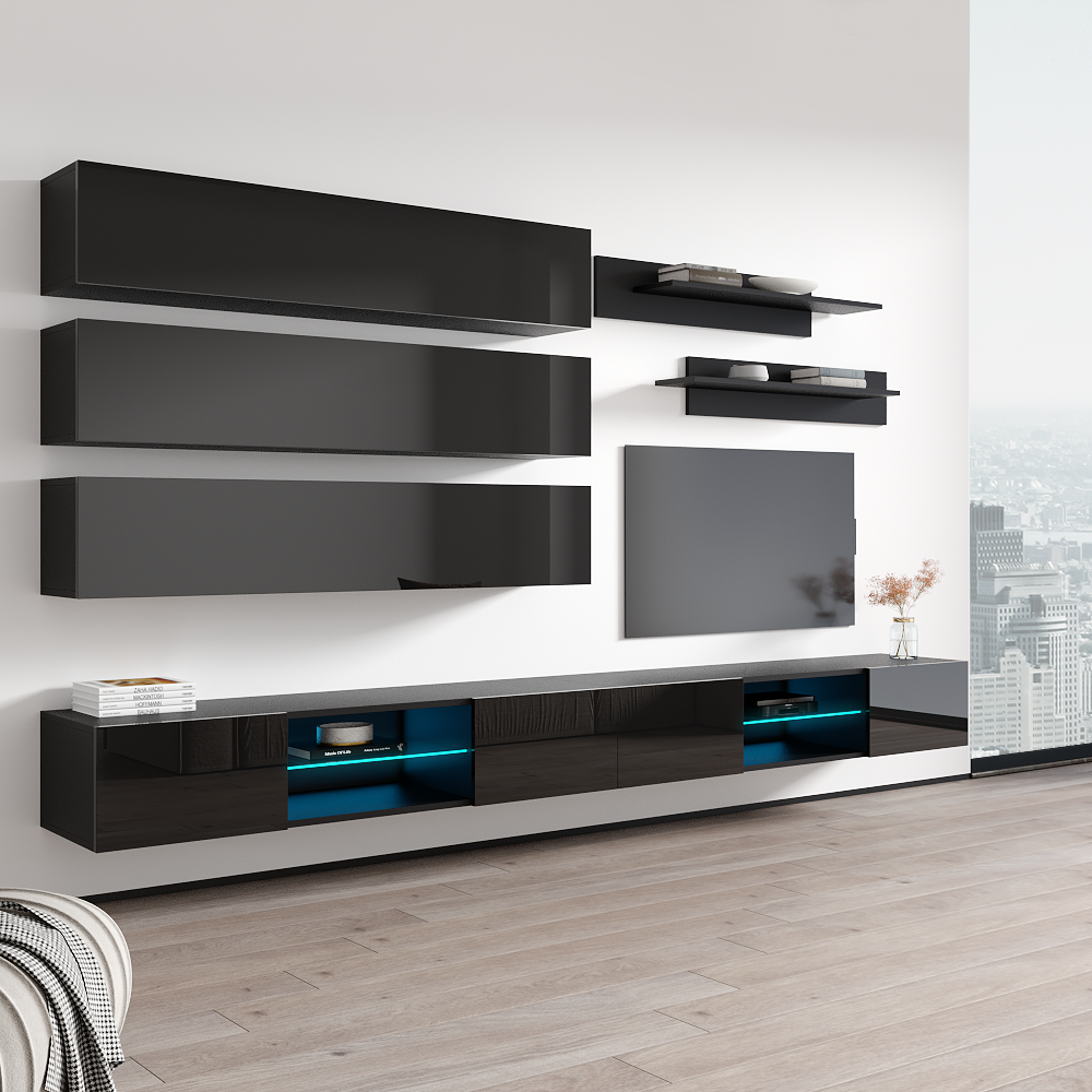 Fly J 33TV Floating Entertainment Center - Meble Furniture