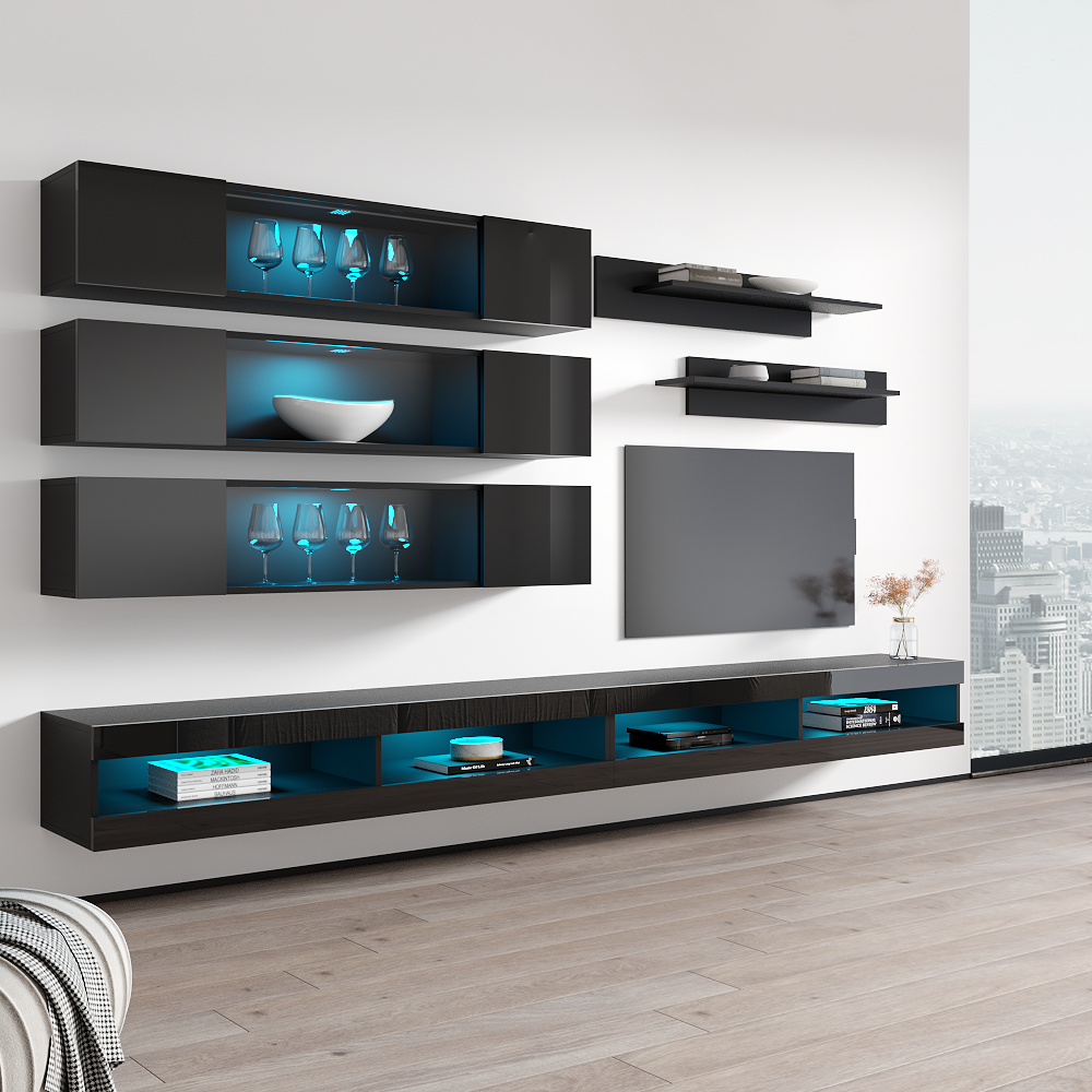 Fly J 34TV Floating Entertainment Center - Meble Furniture