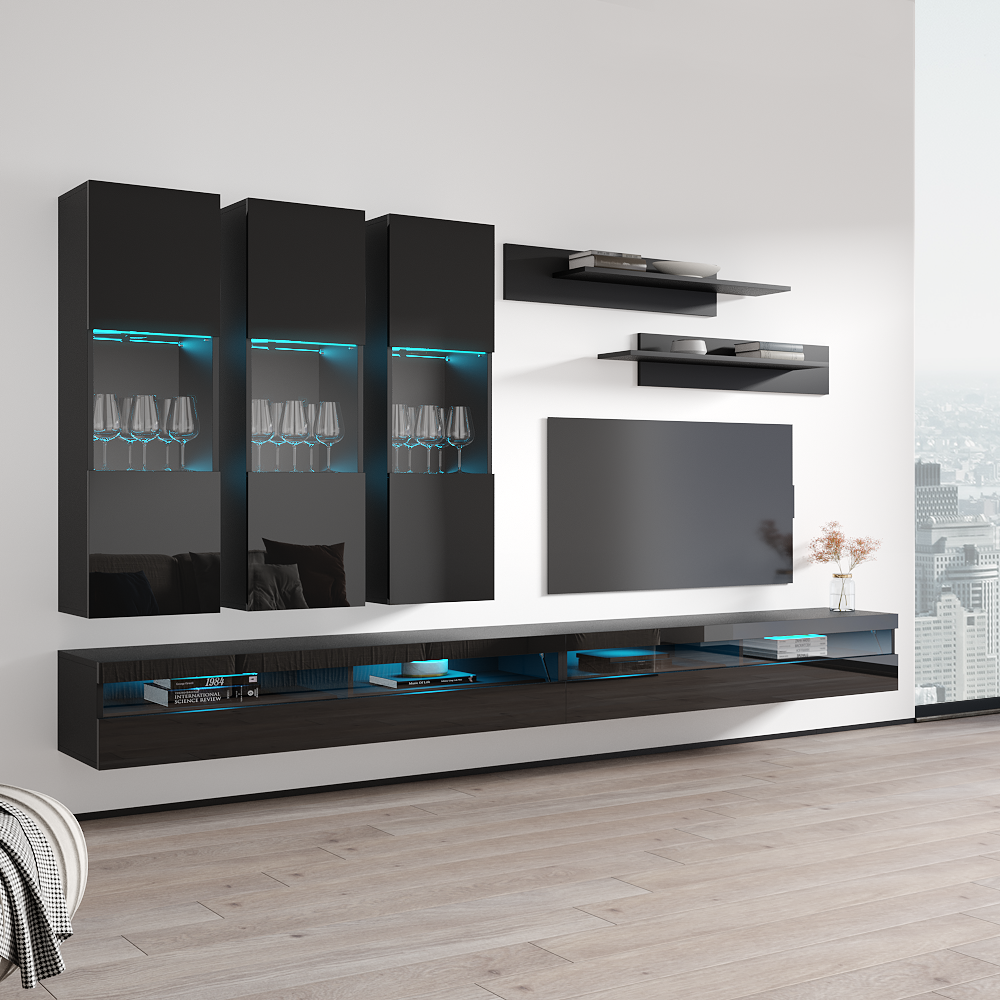 Fly E 35TV Floating Entertainment Center - Meble Furniture