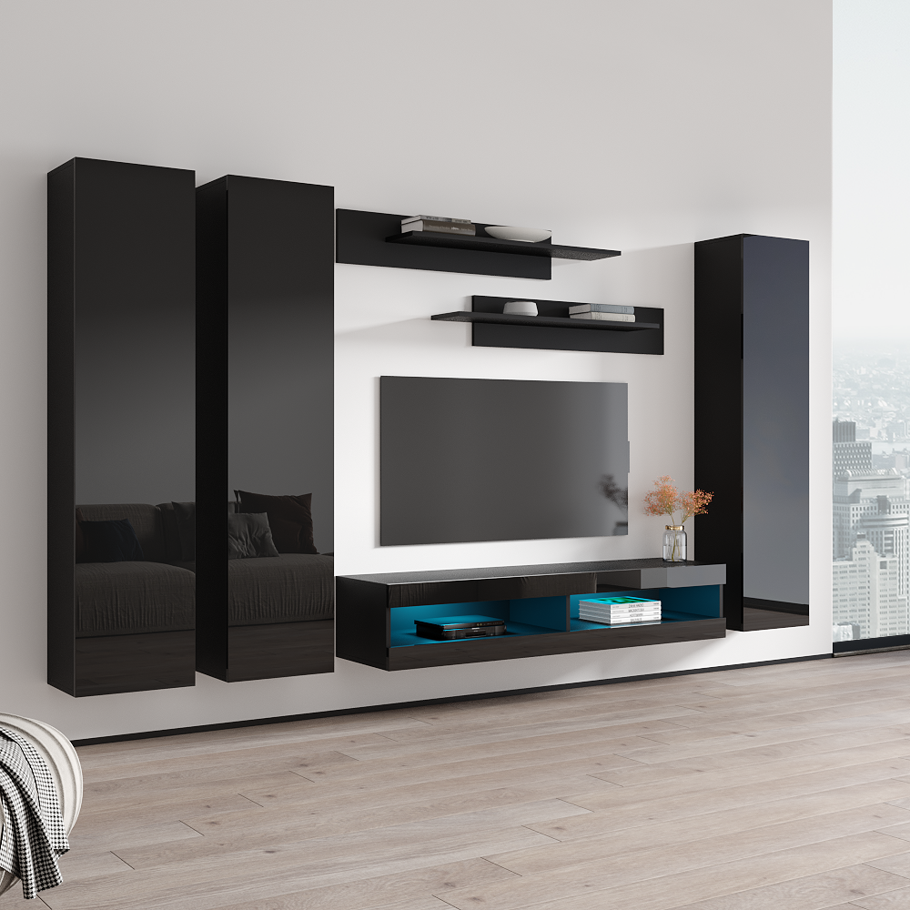 Fly C 34TV Floating Entertainment Center - Meble Furniture