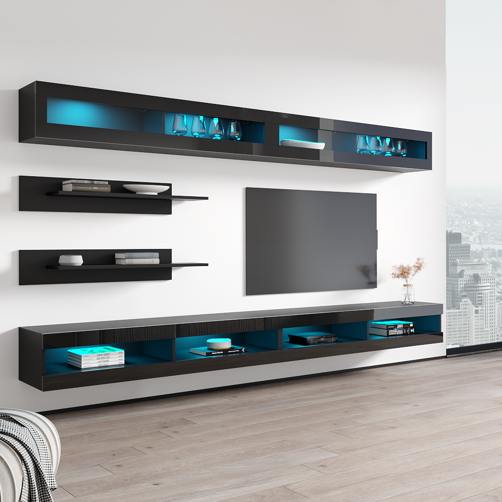 Fly I 34TV Floating Entertainment Center - Meble Furniture