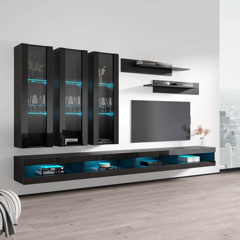 Fly E 34TV Floating Entertainment Center - Meble Furniture