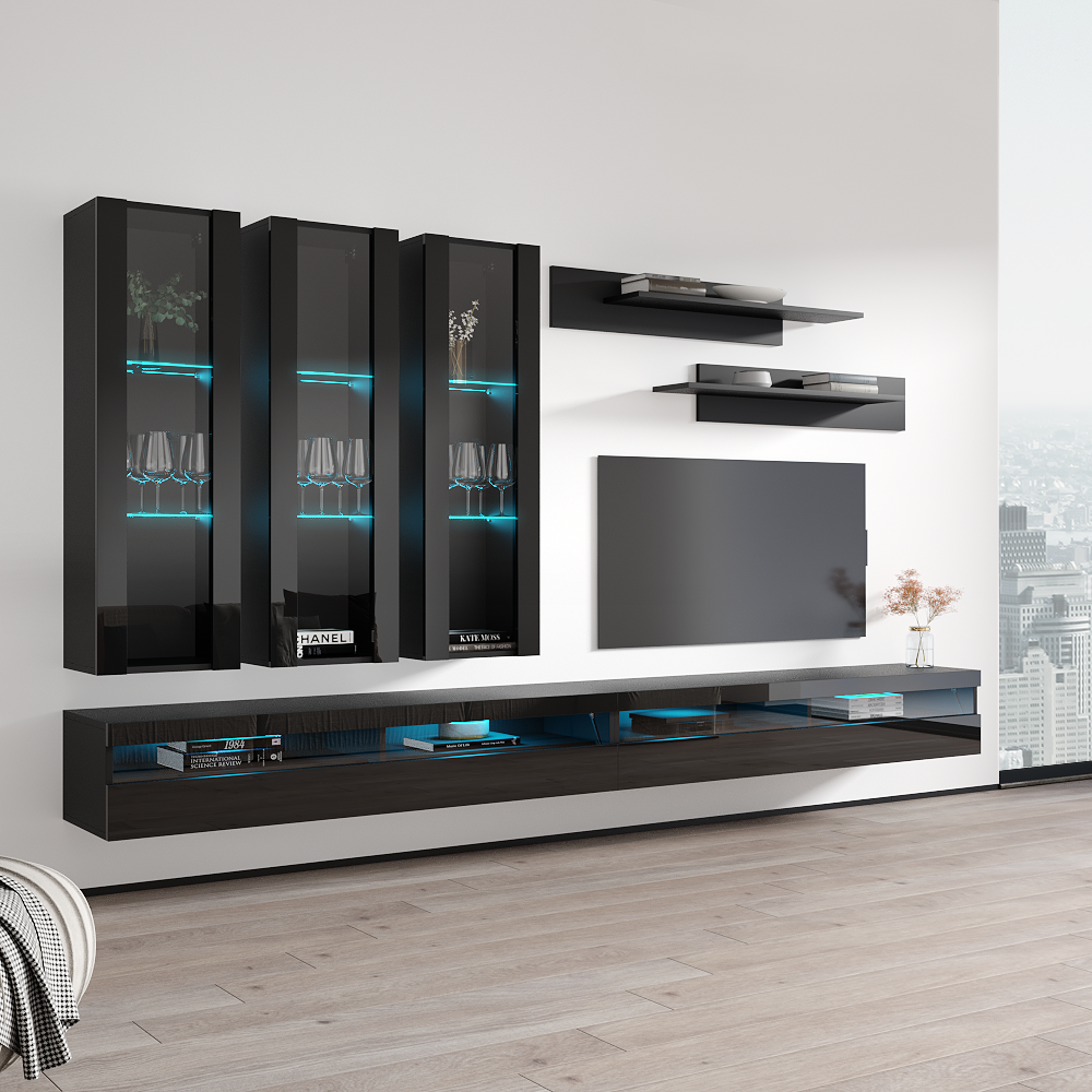 Fly E 35TV Floating Entertainment Center - Meble Furniture