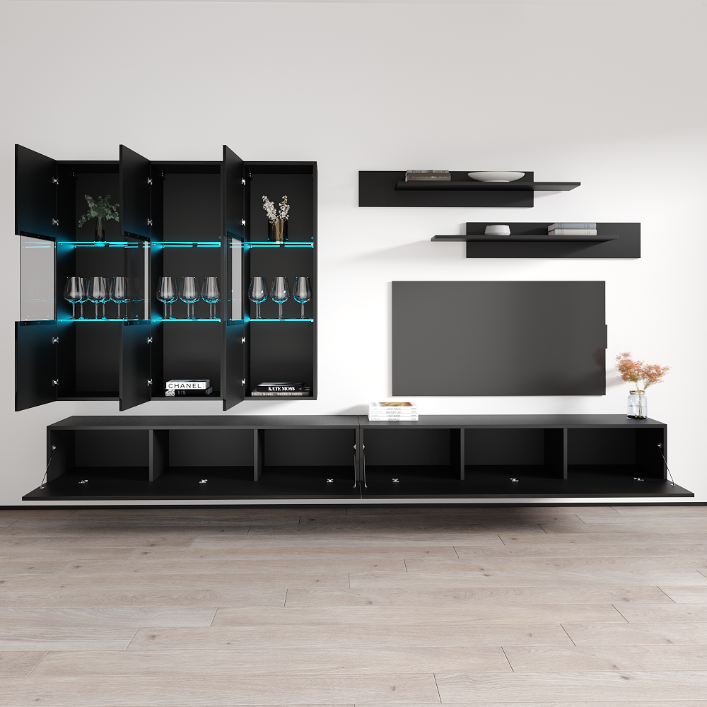 Fly E 30TV Floating Entertainment Center - Meble Furniture