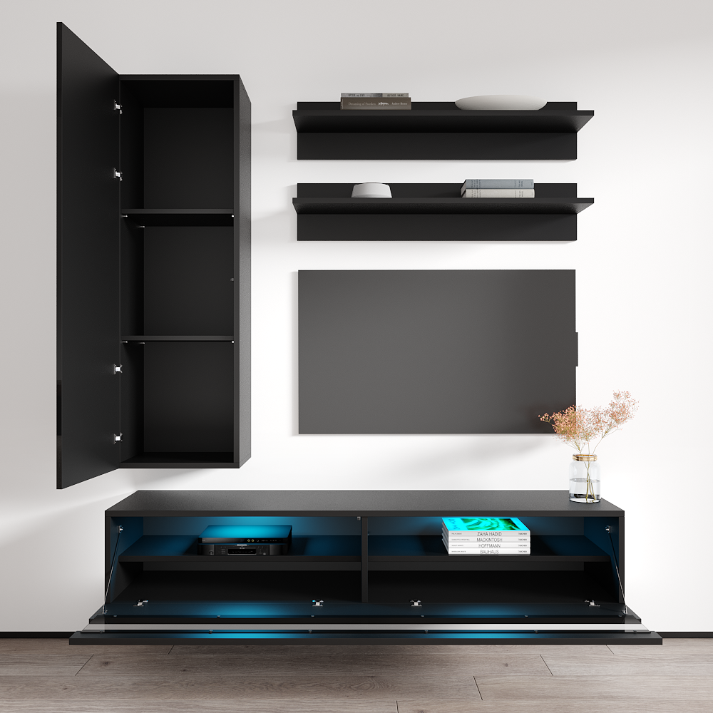 Fly H 35TV Floating Entertainment Center - Meble Furniture
