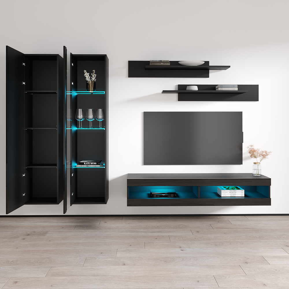 Fly A 34TV Floating Entertainment Center - Meble Furniture