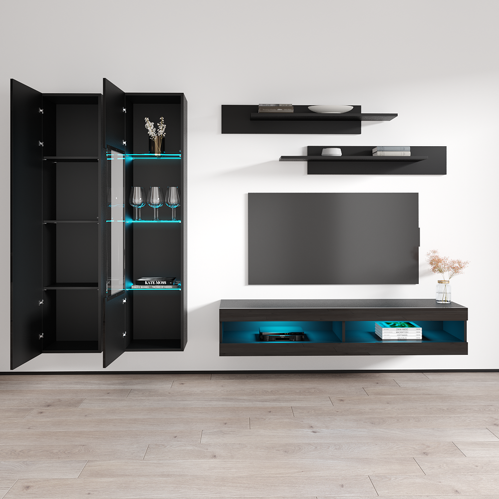 Fly A 34TV Floating Entertainment Center - Meble Furniture