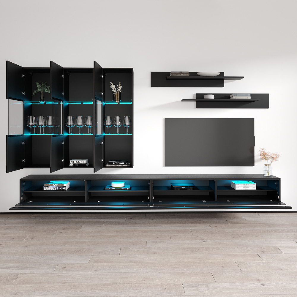 Fly E 35TV Floating Entertainment Center - Meble Furniture