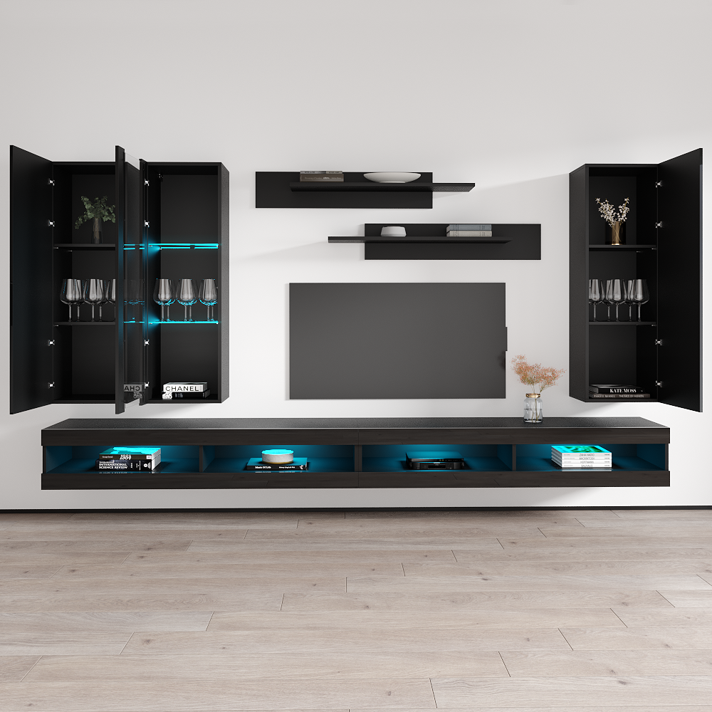 Fly E 34TV Floating Entertainment Center - Meble Furniture