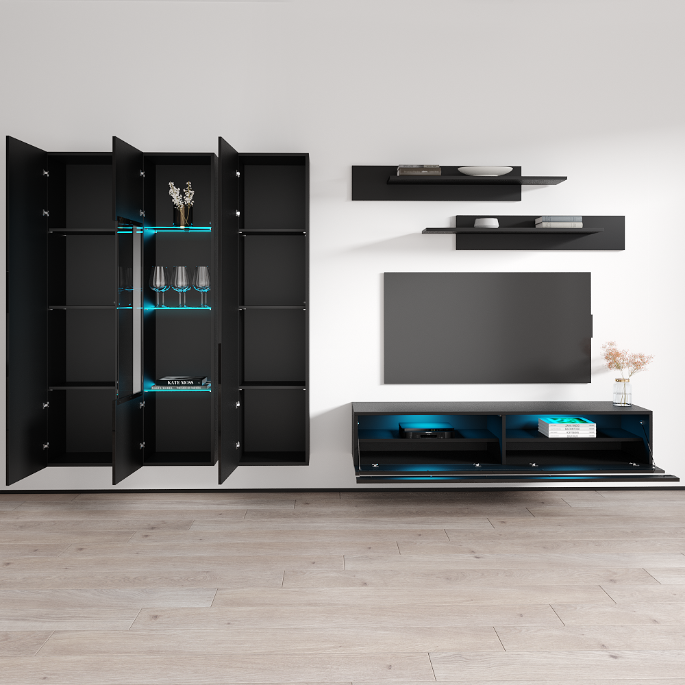 Fly C 35TV Floating Entertainment Center - Meble Furniture
