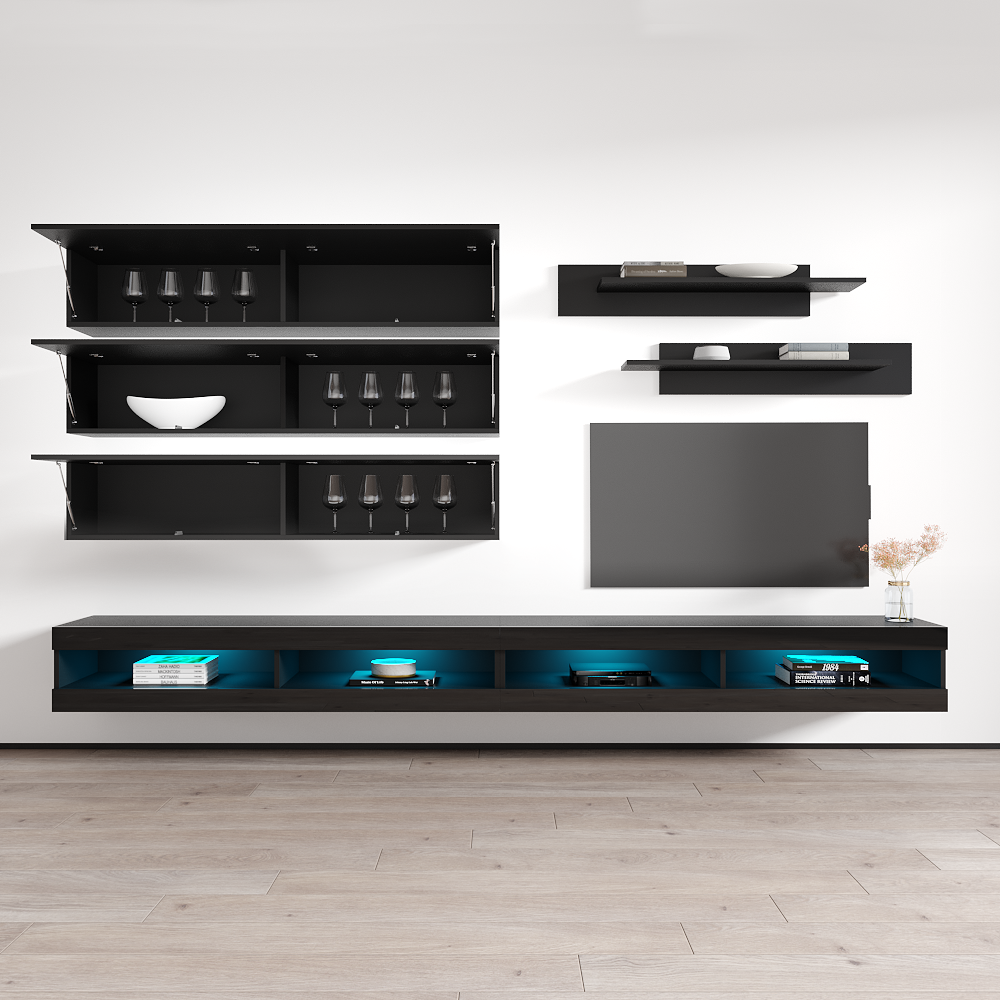 Fly J 34TV Floating Entertainment Center - Meble Furniture