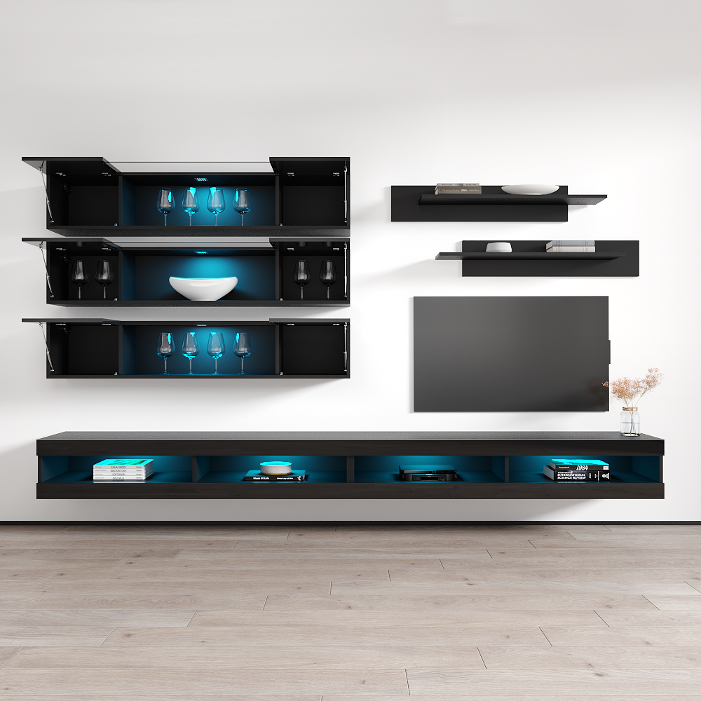 Fly J 34TV Floating Entertainment Center - Meble Furniture