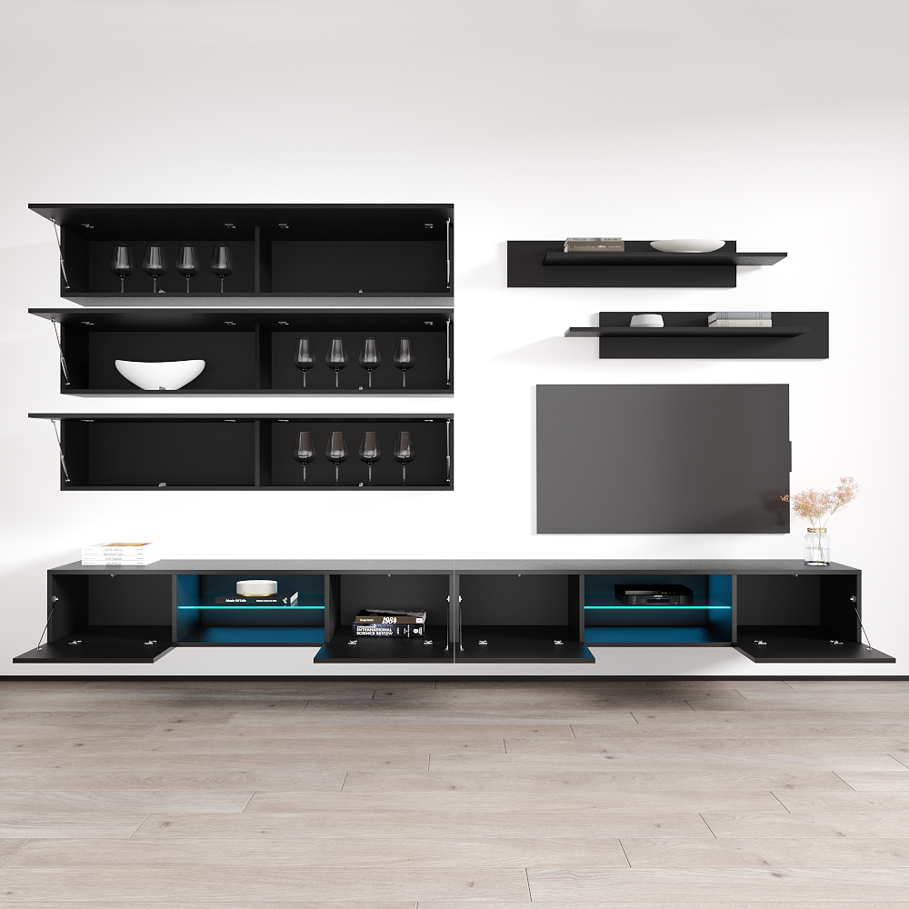 Fly J 33TV Floating Entertainment Center - Meble Furniture