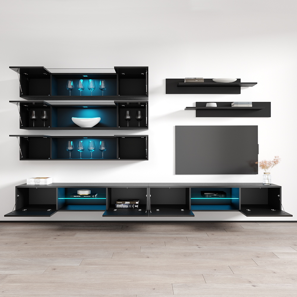 Fly J 33TV Floating Entertainment Center - Meble Furniture