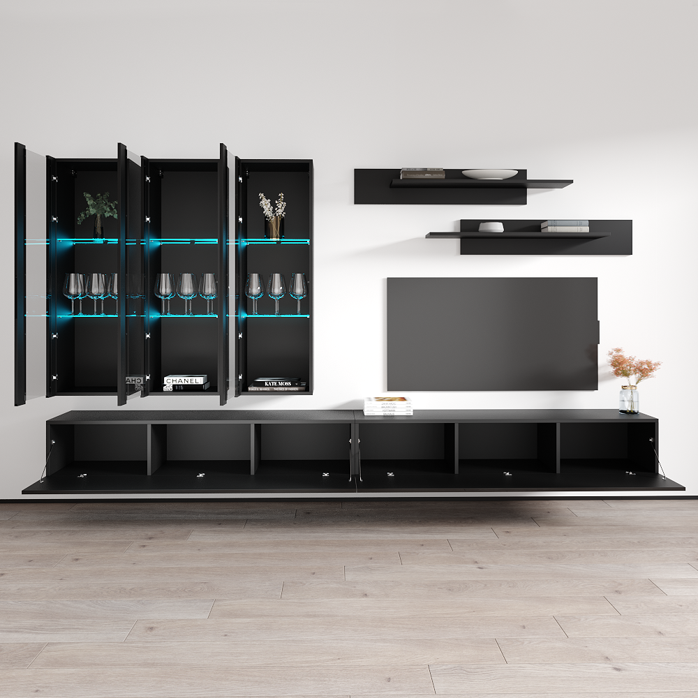 Fly E 30TV Floating Entertainment Center - Meble Furniture