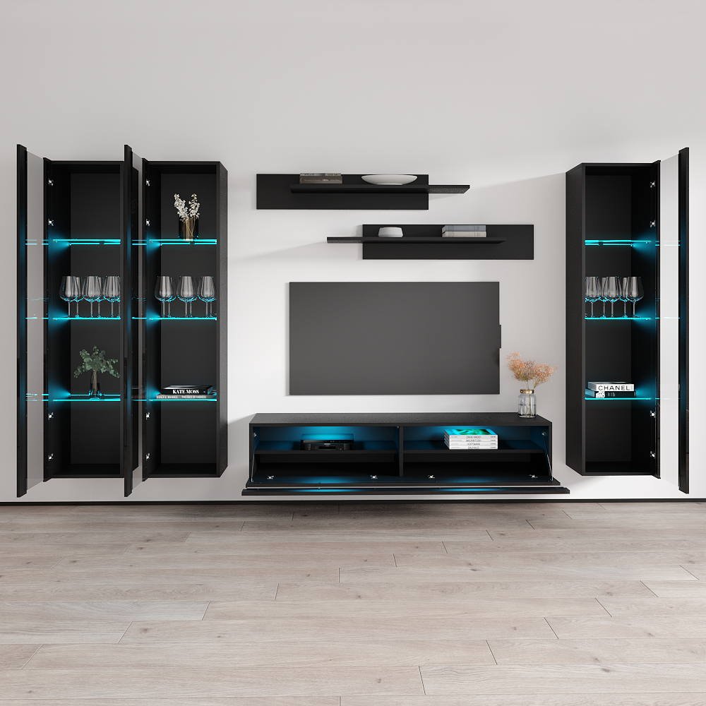 Fly C 35TV Floating Entertainment Center - Meble Furniture