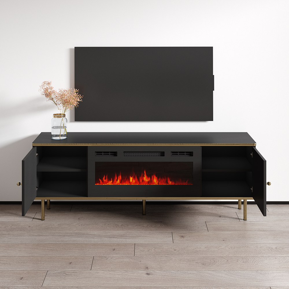Camelia BL-EF Fireplace TV Stand - Meble Furniture
