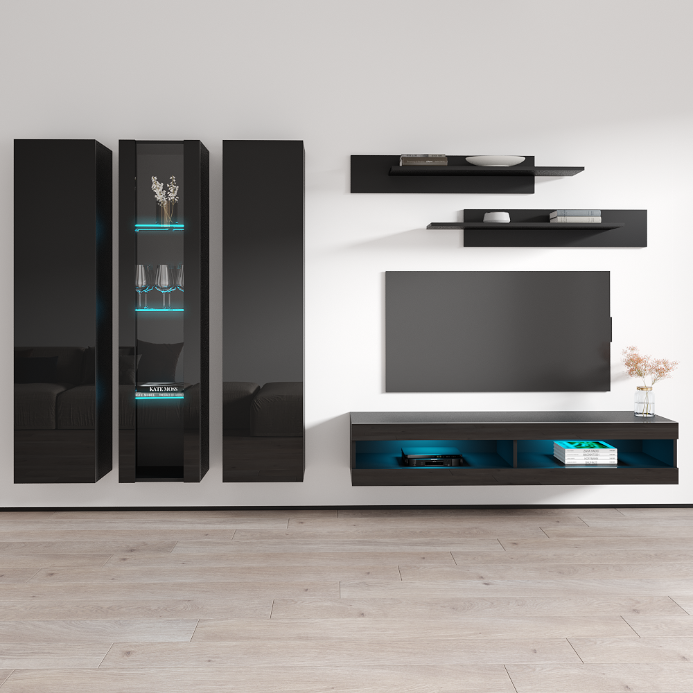 Fly C 34TV Floating Entertainment Center - Meble Furniture