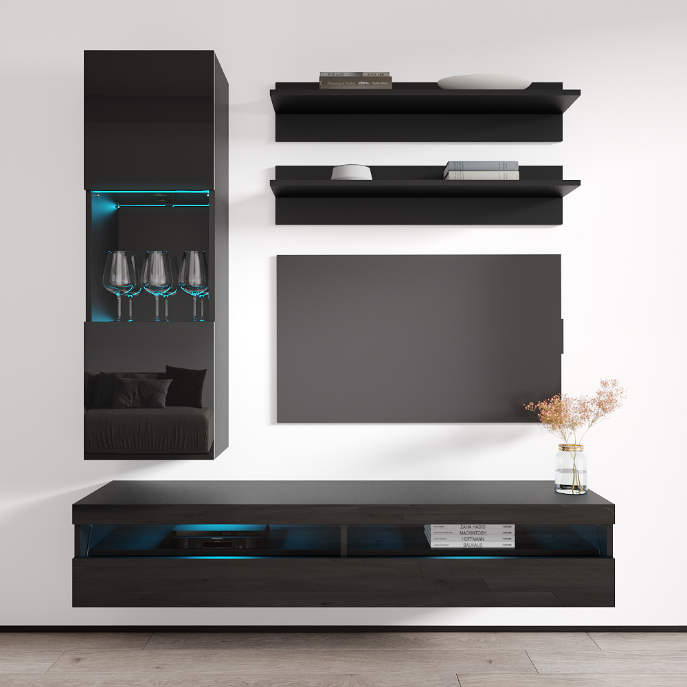 Fly H 35TV Floating Entertainment Center - Meble Furniture