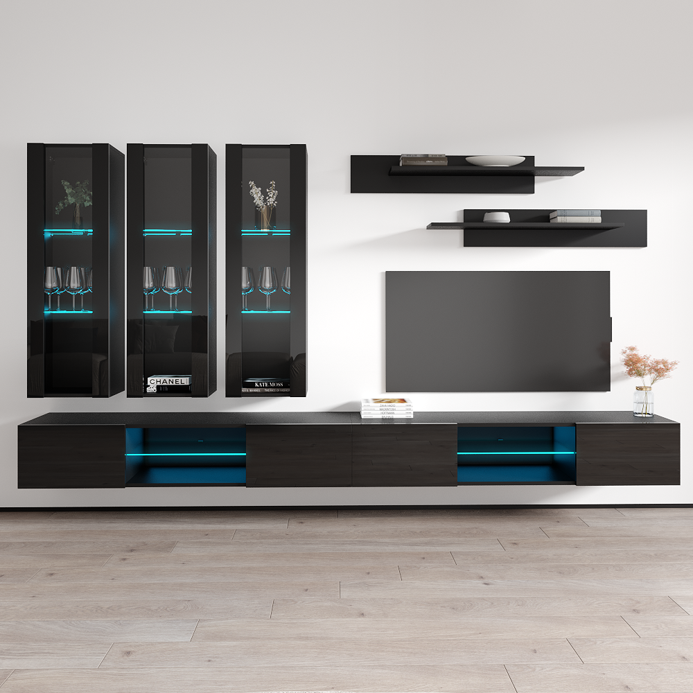 Fly E 33TV Floating Entertainment Center - Meble Furniture