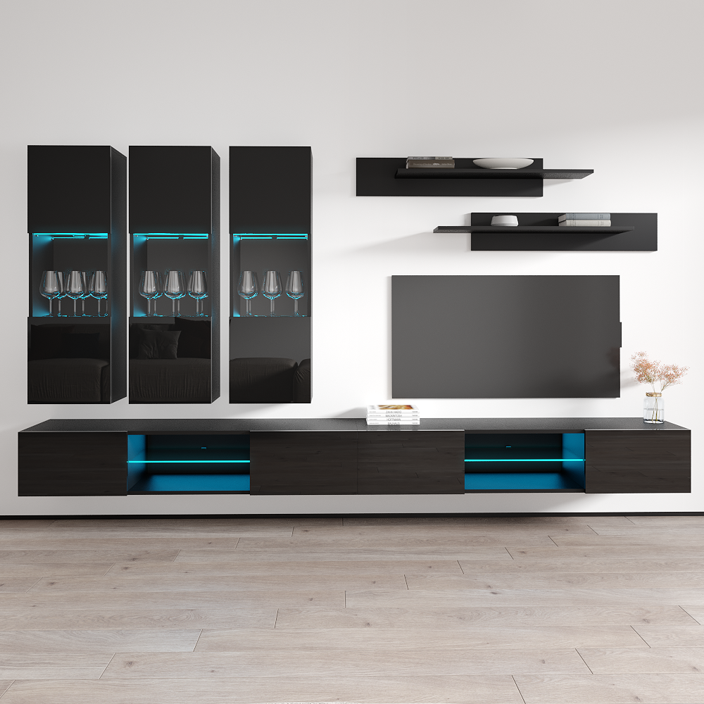 Fly E 33TV Floating Entertainment Center - Meble Furniture
