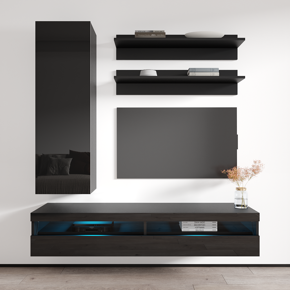 Fly H 35TV Floating Entertainment Center - Meble Furniture