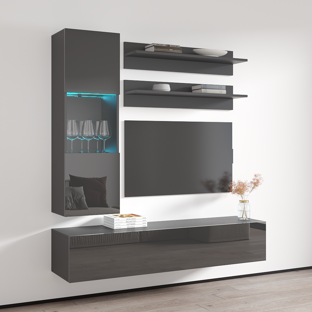 Fly H 30TV Floating Entertainment Center - Meble Furniture