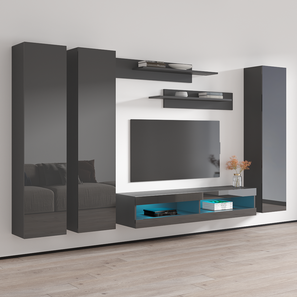 Fly C 34TV Floating Entertainment Center - Meble Furniture