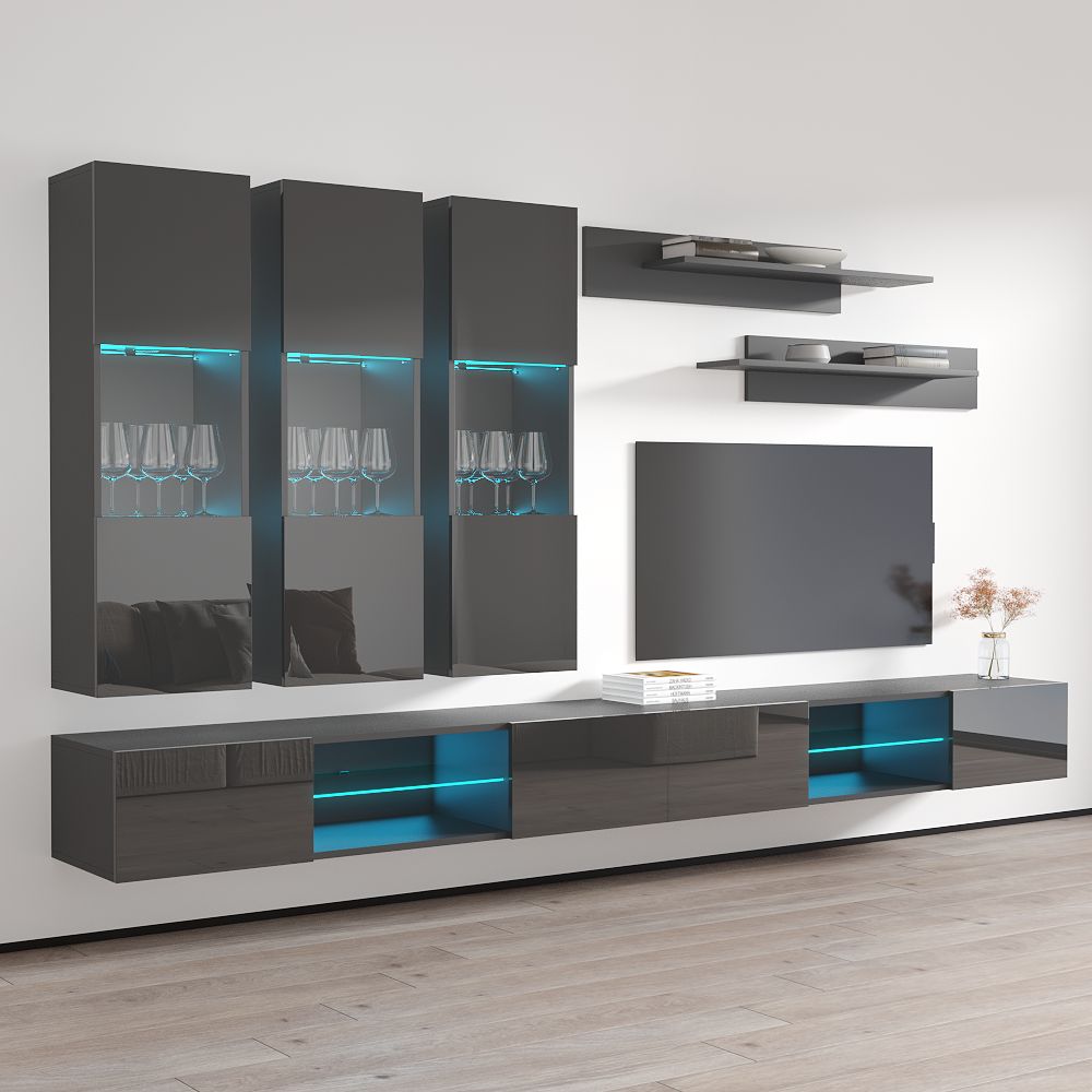 Fly E 33TV Floating Entertainment Center - Meble Furniture
