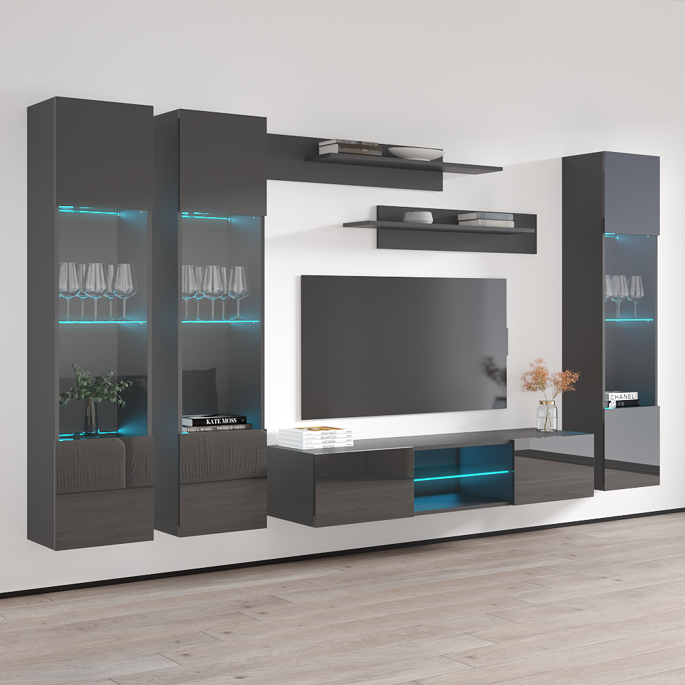 Fly C 33TV Floating Entertainment Center - Meble Furniture